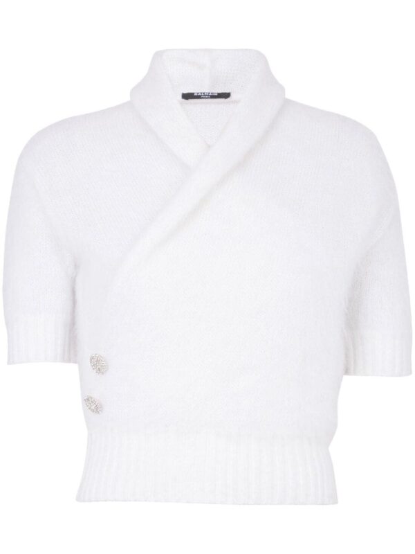 Balmain  wrap mohair Sweatshirts