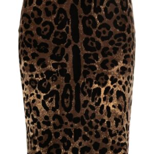 Dolce & Gabbana  leopard-print pencil skirt