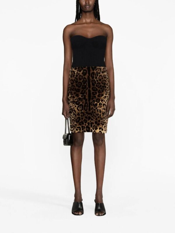 Dolce & Gabbana  leopard-print pencil skirt - Image 2