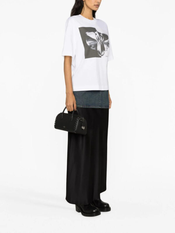 Alexander McQueen  Photographic Orchid-print T-shirt - Image 2