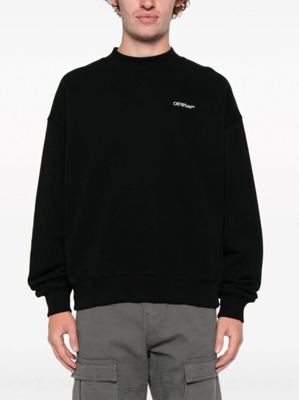 Off-White  abstract-print cotton sweatshirt - Image 3