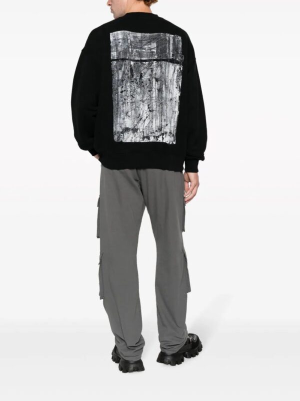 Off-White  abstract-print cotton sweatshirt - Image 2