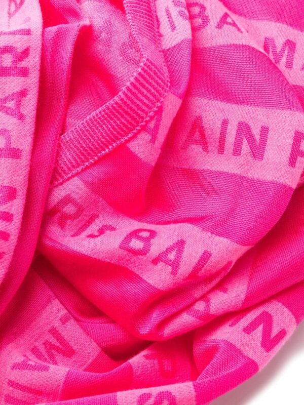 Balmain logo-print scoop-neck T-shirt - Image 3
