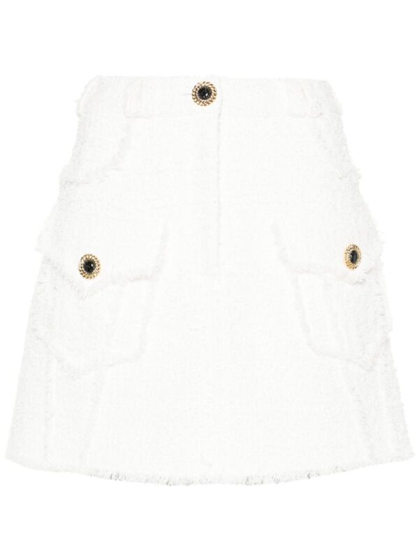 Balmain  A-line tweed miniskirt