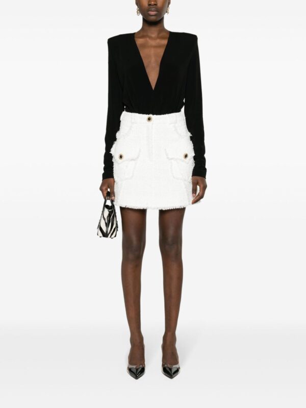 Balmain  A-line tweed miniskirt - Image 2