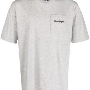 Palm Angels  logo-embroidered mélange T-shirt