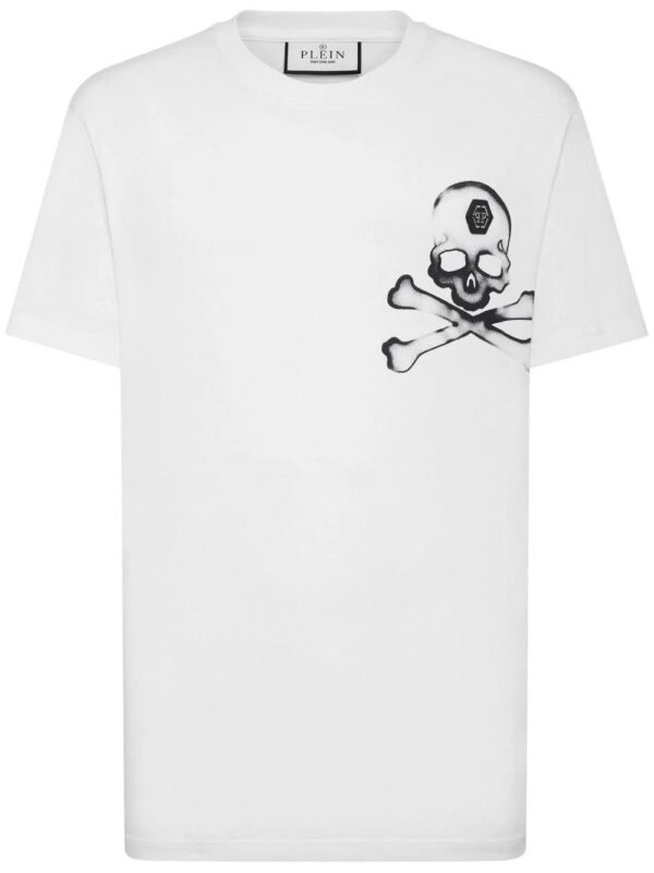 Philipp Plein  Gothic skull-print cotton T-shirt