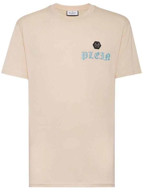 Philipp Plein  Skull&Bones crystal-embellished T-shirt