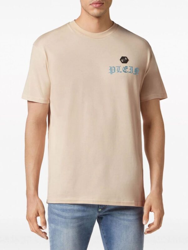 Philipp Plein  Skull&Bones crystal-embellished T-shirt - Image 3