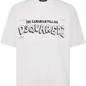 DSQUARED2  logo-print cotton T-shirt