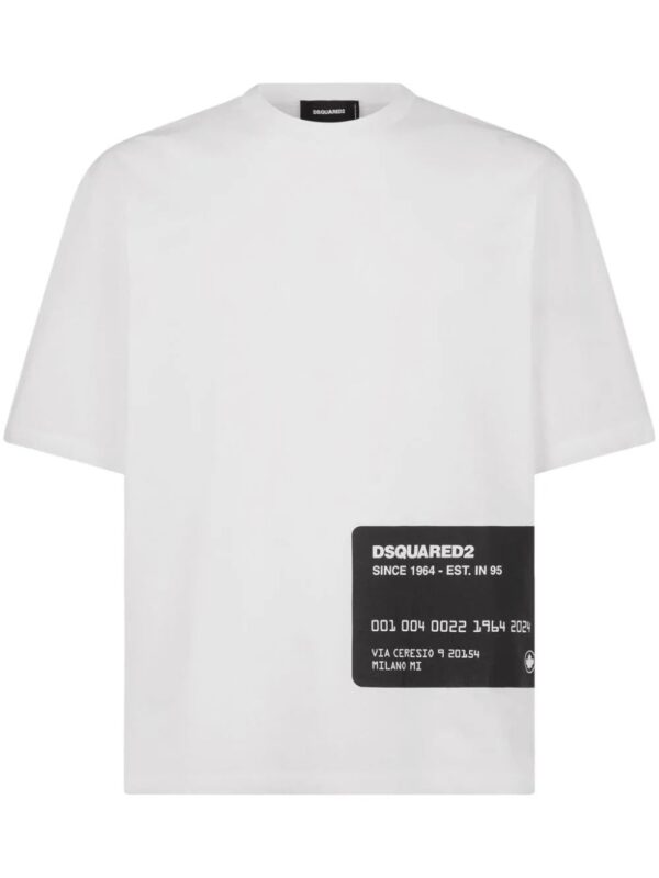 DSQUARED2  logo-print cotton T-shirt