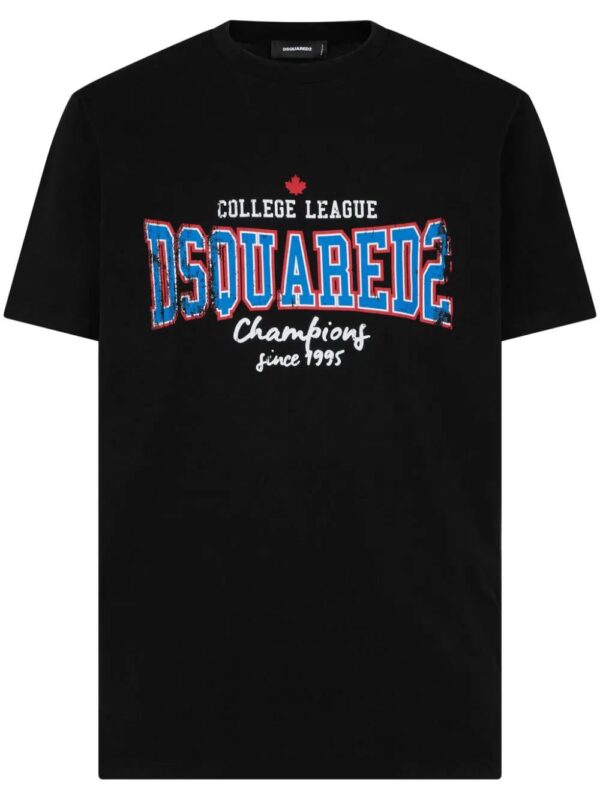 DSQUARED2  logo-print cotton T-shirt