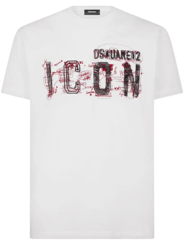 DSQUARED2  logo-print cotton T-shirt