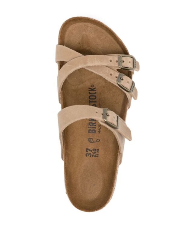 Birkenstock Franca Oiled leather slides - Image 4