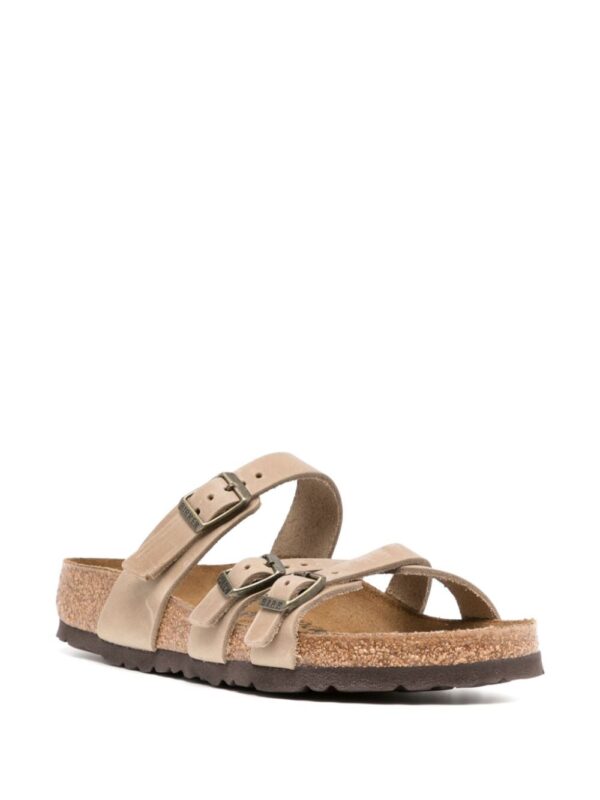 Birkenstock Franca Oiled leather slides - Image 2