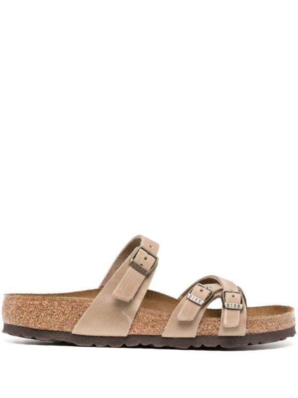 Birkenstock Franca Oiled leather slides