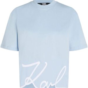 Karl Lagerfeld  Signature organic-cotton T-shirt