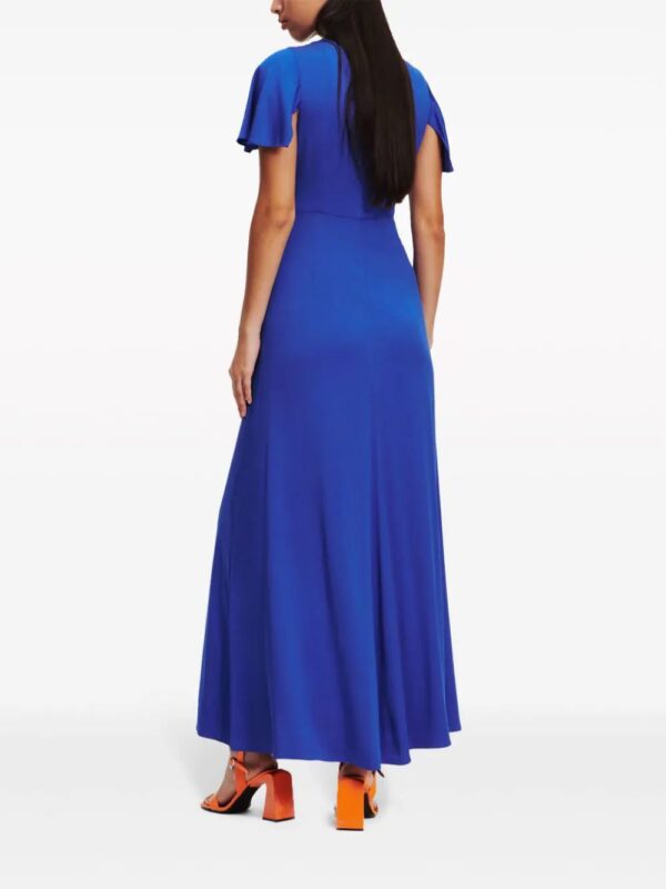 Karl Lagerfeld  ruched maxi dress - Image 4
