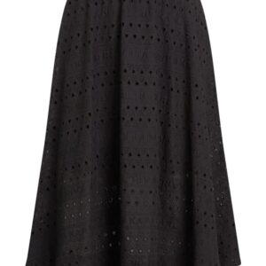 Karl Lagerfeld  broderie-anglaise midi skirt