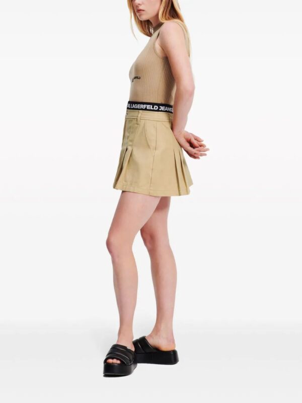 Karl Lagerfeld Jeans  pleated denim miniskirt - Image 4