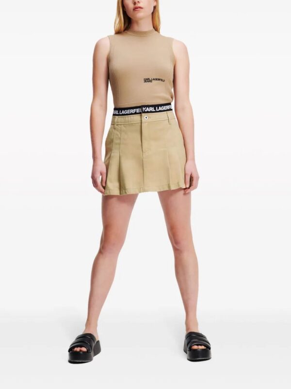Karl Lagerfeld Jeans  pleated denim miniskirt - Image 2