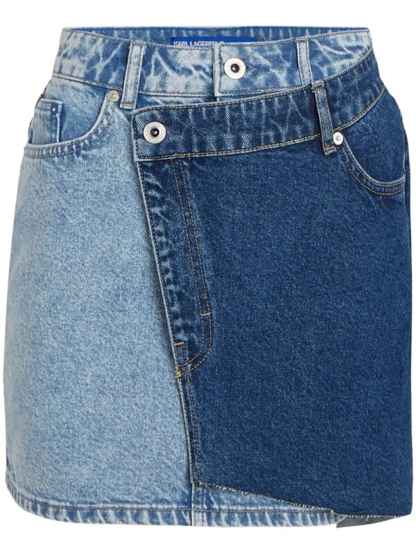 Karl Lagerfeld Jeans  double-layer miniskirt