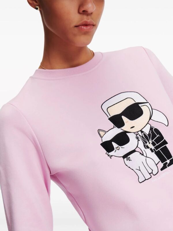 Karl Lagerfeld  Ikonik Karl & Choupette sweatshirt - Image 4
