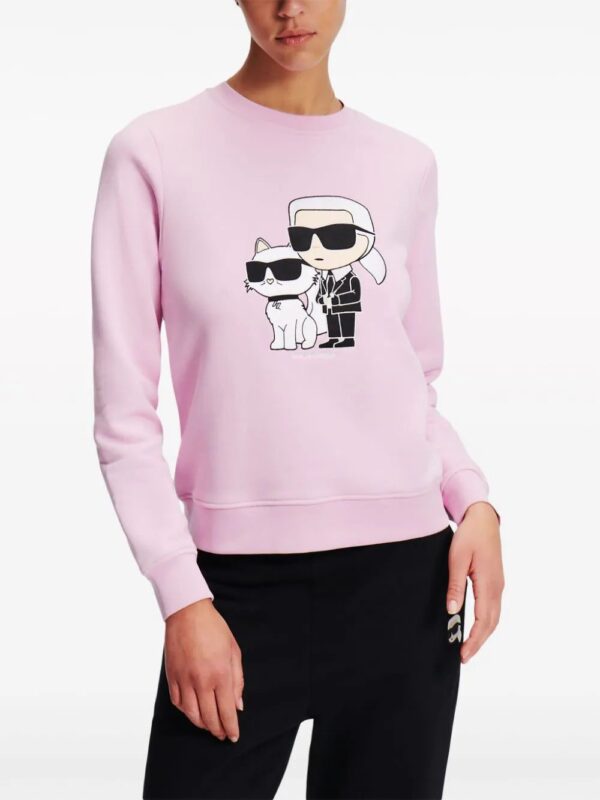 Karl Lagerfeld  Ikonik Karl & Choupette sweatshirt - Image 2