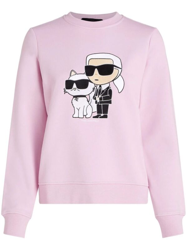 Karl Lagerfeld  Ikonik Karl & Choupette sweatshirt