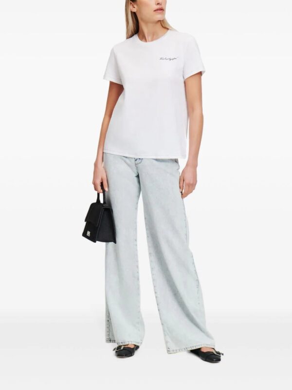 Karl Lagerfeld  Karl Signature crew-neck cotton T-shirt - Image 2