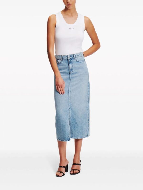 Karl Lagerfeld Jeans  denim maxi skirt - Image 3