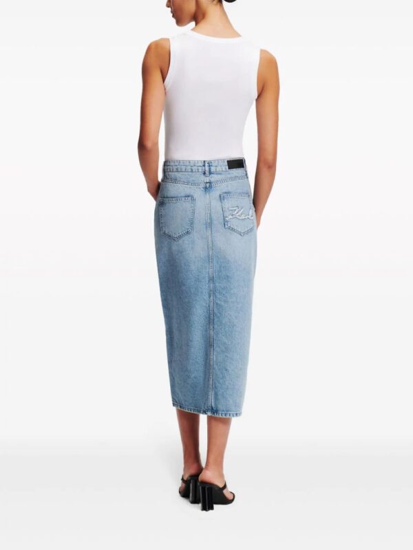 Karl Lagerfeld Jeans  denim maxi skirt - Image 4