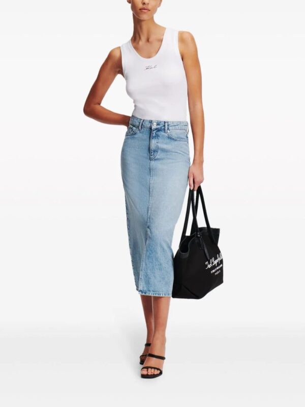 Karl Lagerfeld Jeans  denim maxi skirt - Image 2