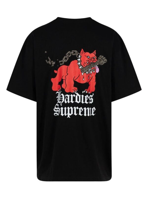 Supreme  x Hardies Dog "Black" T-shirt - Image 2