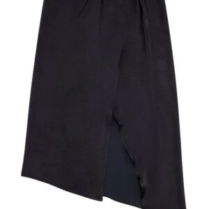Diesel  O-Stent-N1 satin midi skirt