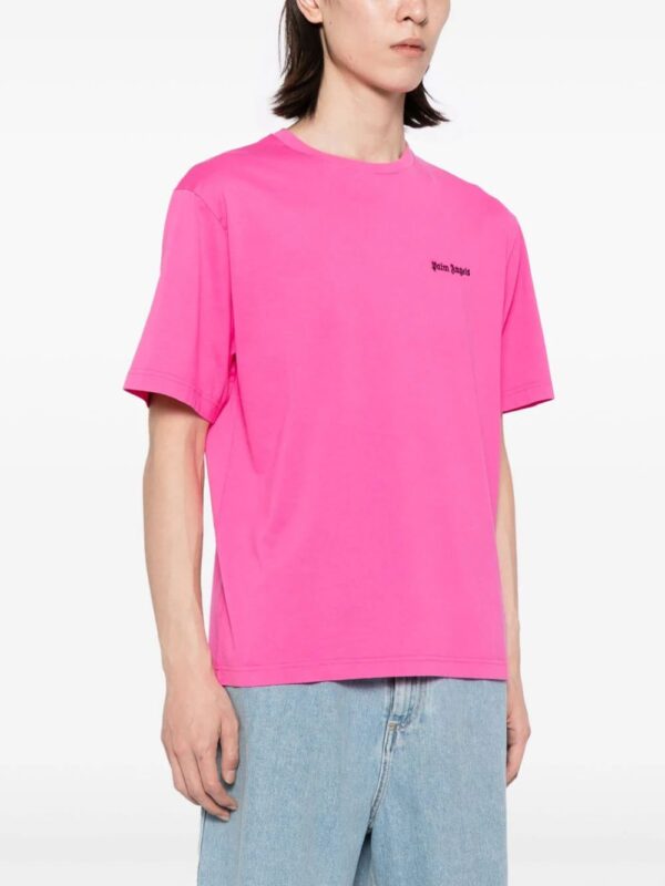 Palm Angels  logo-embroidered cotton T-shirt - Image 3