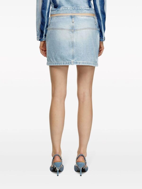Diesel  De-Ron-S4 denim mini skirt - Image 4