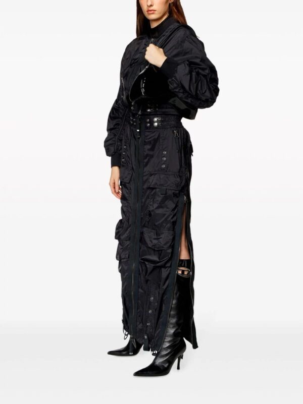 Diesel  O-Crep cargo maxi skirt - Image 2