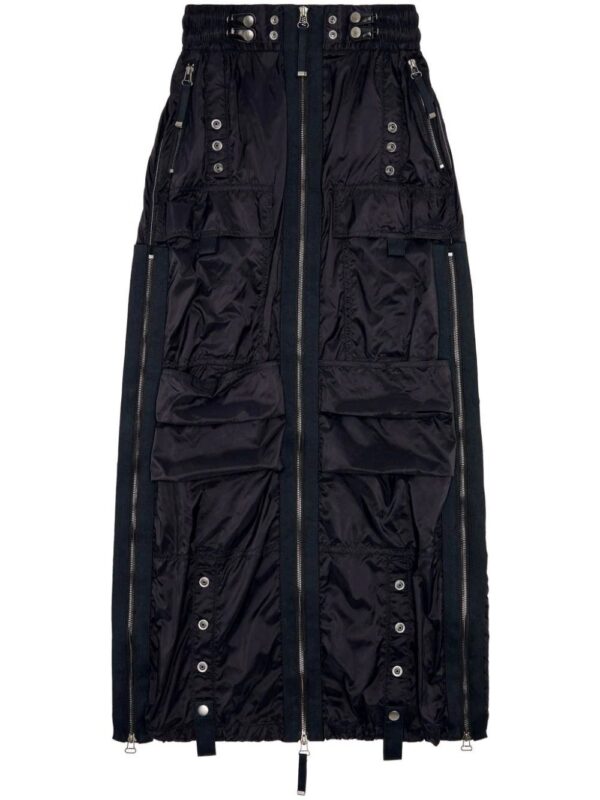 Diesel  O-Crep cargo maxi skirt