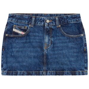 Diesel  De-Ron low-rise denim miniskirt
