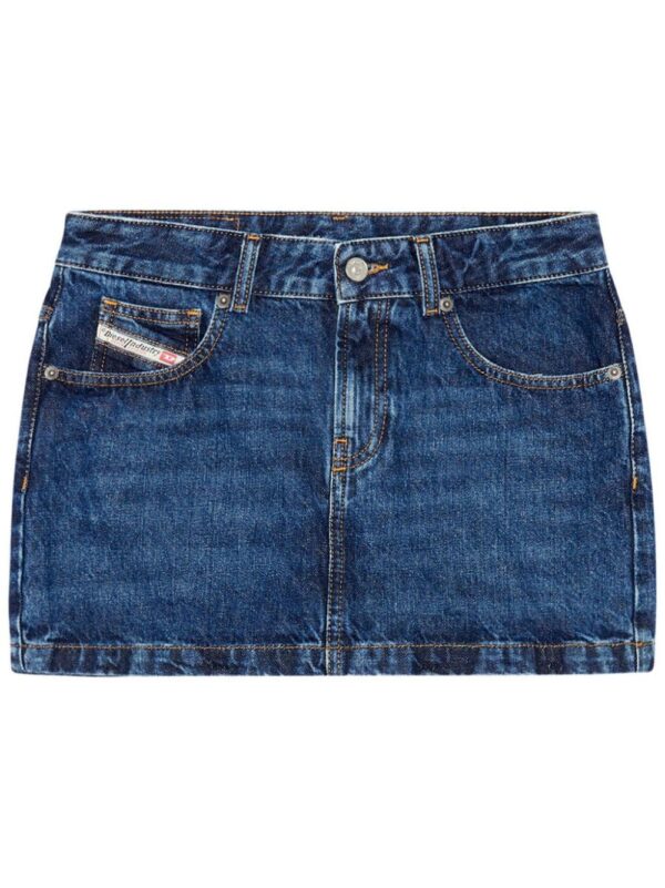 Diesel  De-Ron low-rise denim miniskirt