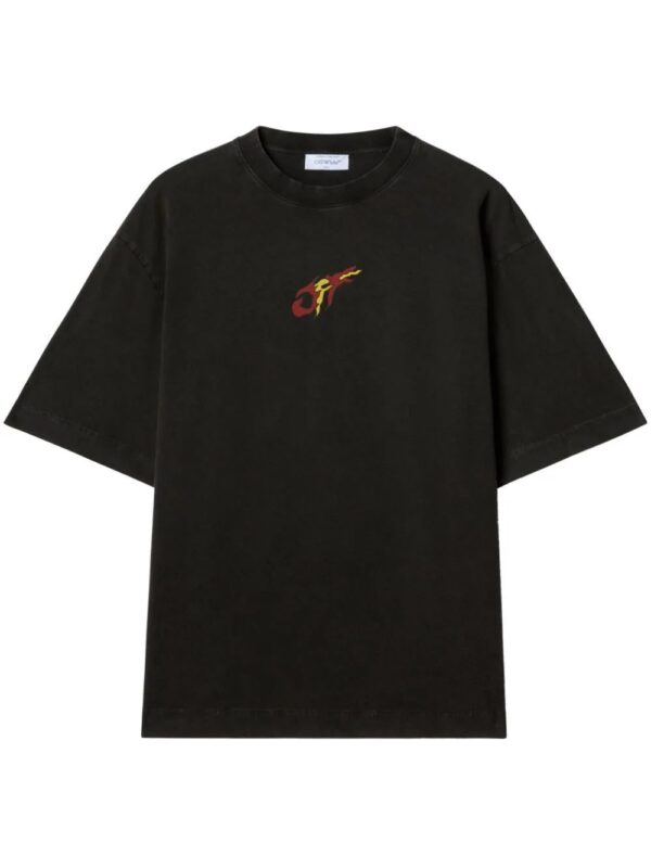Off-White  2024 Lunar New Year Dragon-print cotton T-shirt