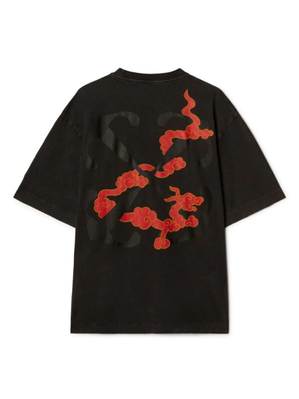Off-White  2024 Lunar New Year Skate cotton T-shirt - Image 2