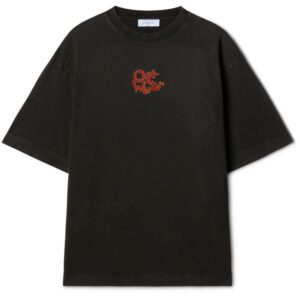 Off-White  2024 Lunar New Year Skate cotton T-shirt