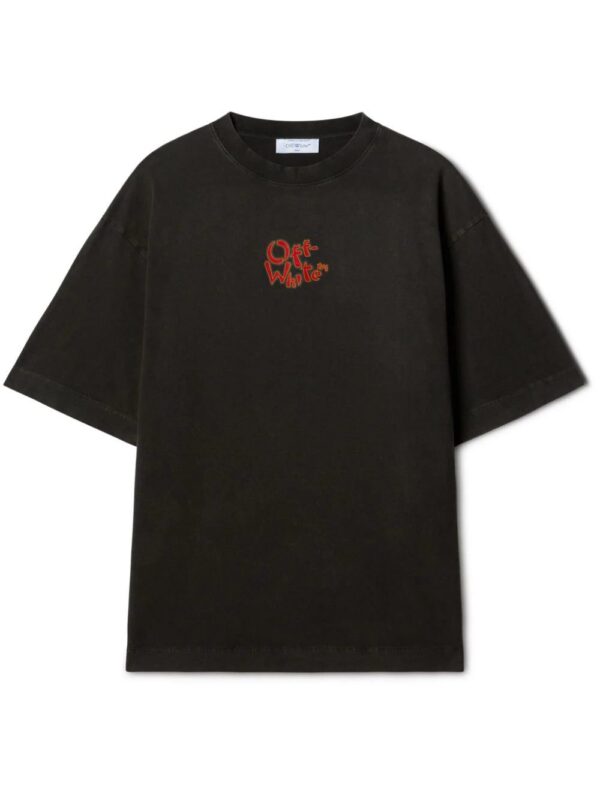 Off-White  2024 Lunar New Year Skate cotton T-shirt