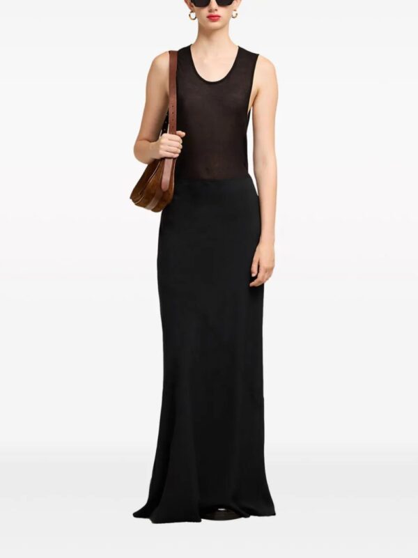 AMI Paris  flared mid-rise maxi skirt - Image 2