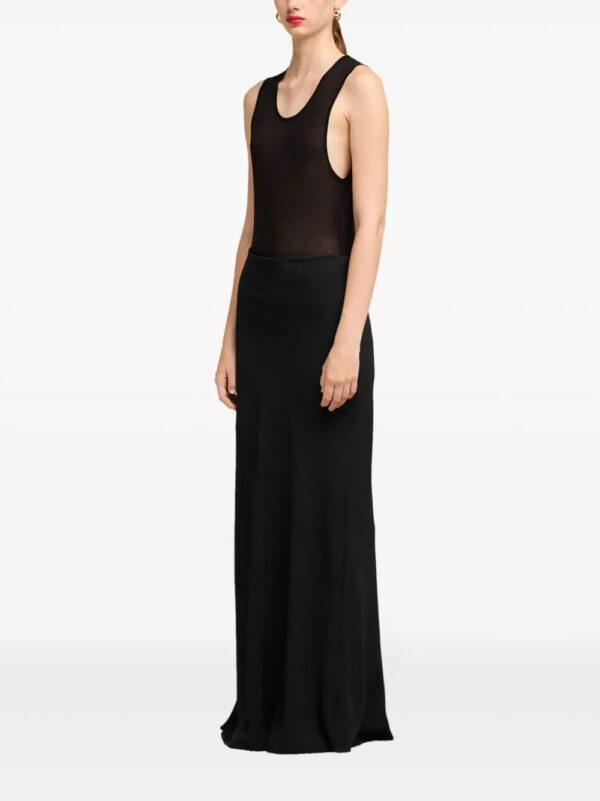 AMI Paris  flared mid-rise maxi skirt - Image 3