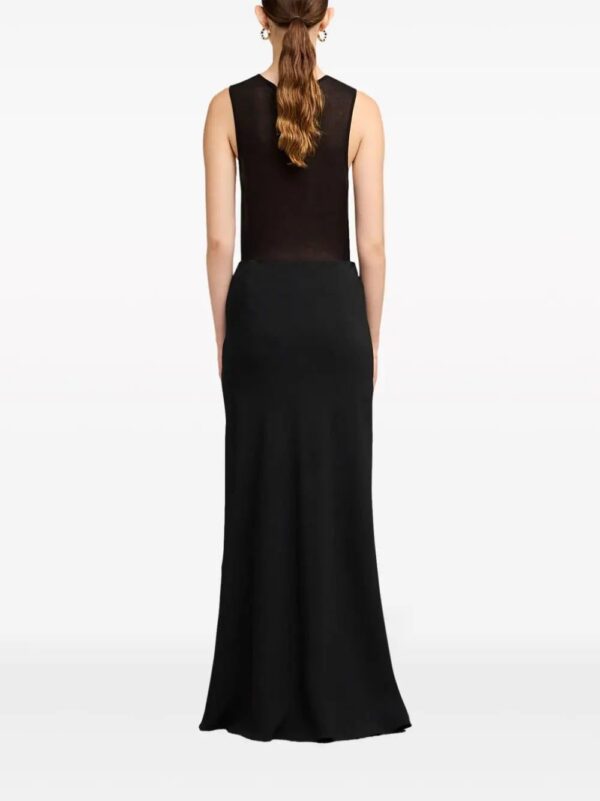AMI Paris  flared mid-rise maxi skirt - Image 4