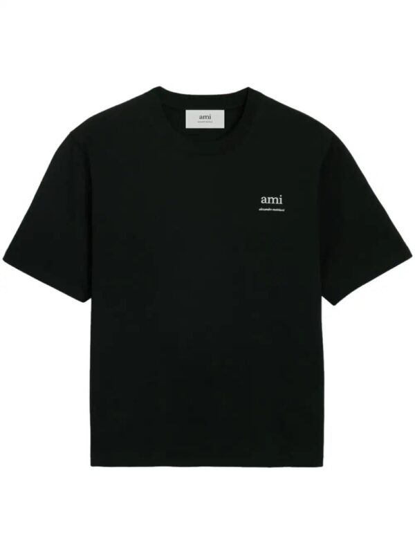 AMI Paris  logo-print organic cotton T-shirt