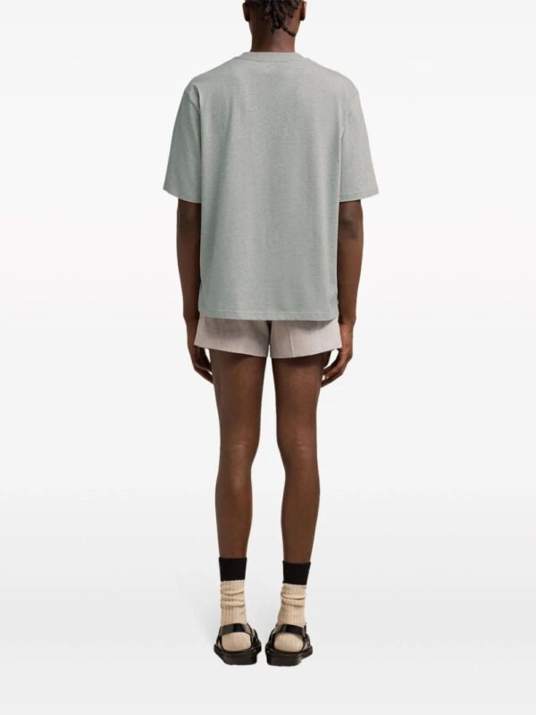 AMI Paris  logo-print cotton T-shirt - Image 4